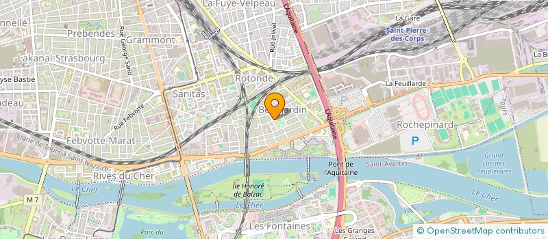 localisation de l'entreprise MONSIEUR STEPHANE BURDIN  TOURS