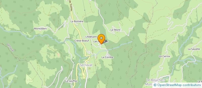 localisation de l'entreprise MONSIEUR STEPHANE BURGAT-CHARVILLON  MANIGOD