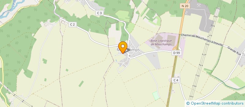 localisation de l'entreprise MONSIEUR STEPHANE BURGEVIN  MAUCHAMPS