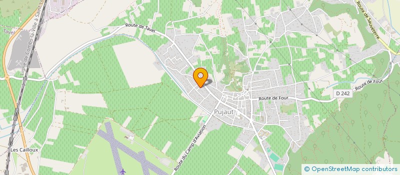 localisation de l'entreprise MONSIEUR STEPHANE BURON  PUJAUT