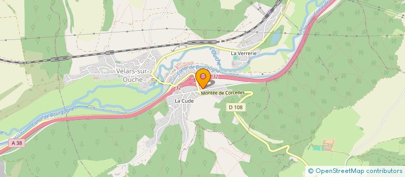 localisation de l'entreprise MONSIEUR STEPHANE BUSSIERE à VELARS-SUR-OUCHE