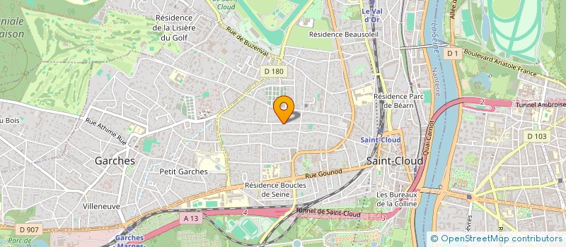 localisation de l'entreprise MONSIEUR STEPHANE BUTET à SAINT CLOUD