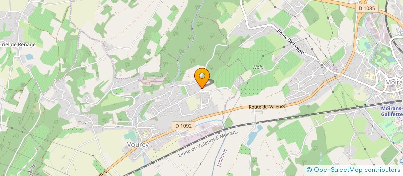 localisation de l'entreprise MONSIEUR STEPHANE CABAUD  VOUREY