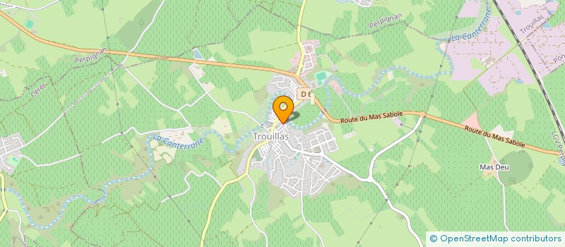 localisation de l'entreprise MONSIEUR STEPHANE CABIRON  TROUILLAS