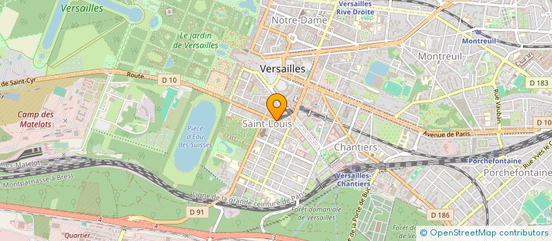 localisation de l'entreprise MONSIEUR STEPHANE CACHAU à VERSAILLES