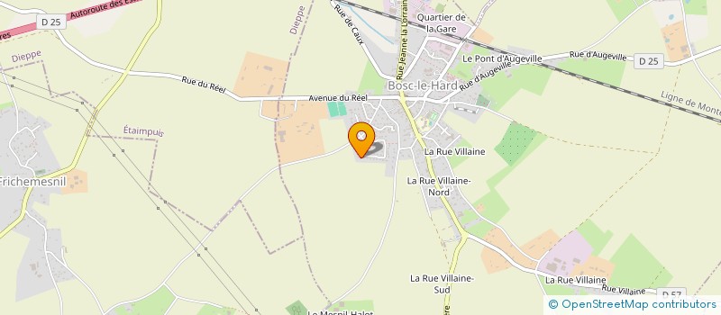 localisation de l'entreprise MONSIEUR STEPHANE CACHELEUX à BOSC-LE-HARD