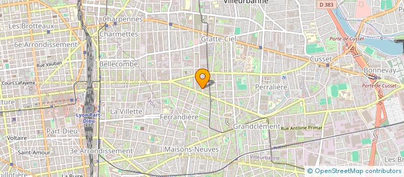localisation de l'entreprise MONSIEUR STEPHANE CADIRY à VILLEURBANNE
