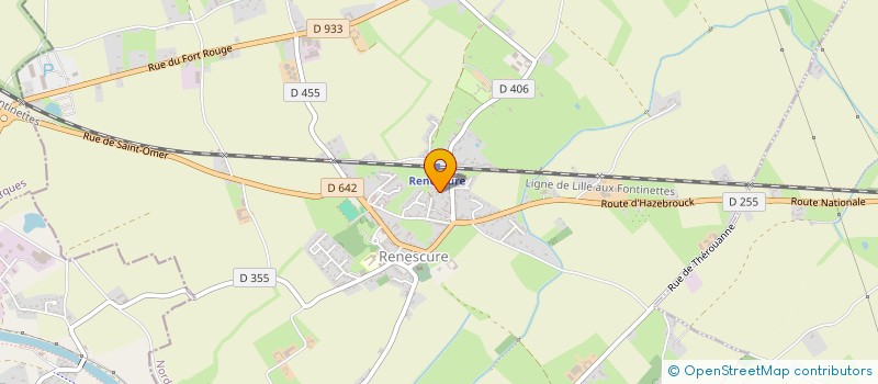 localisation de l'entreprise MONSIEUR STEPHANE CAENES  RENESCURE