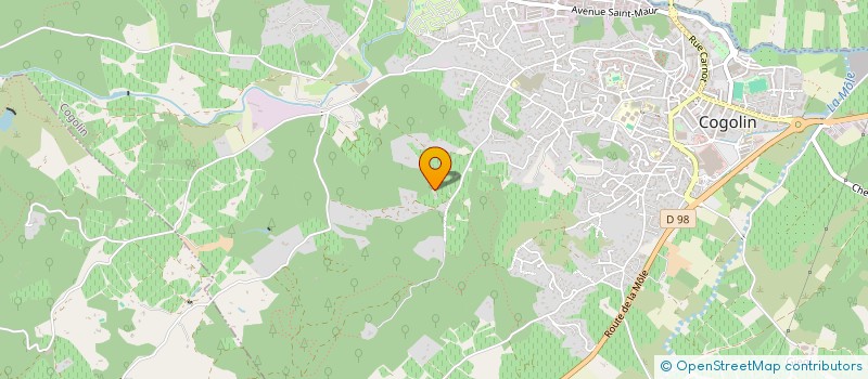 localisation de l'entreprise MONSIEUR STEPHANE CAILLAT  COGOLIN