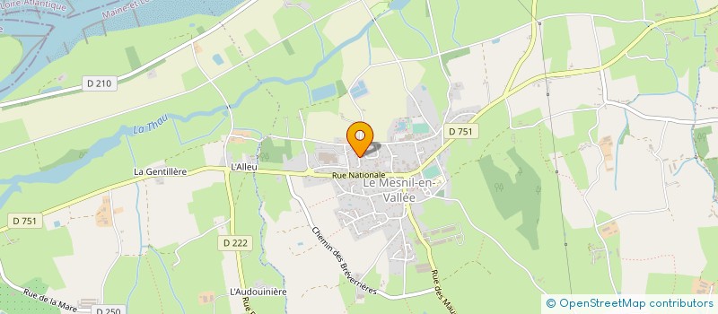 localisation de l'entreprise MONSIEUR STEPHANE CAILLEAU  MAUGES-SUR-LOIRE