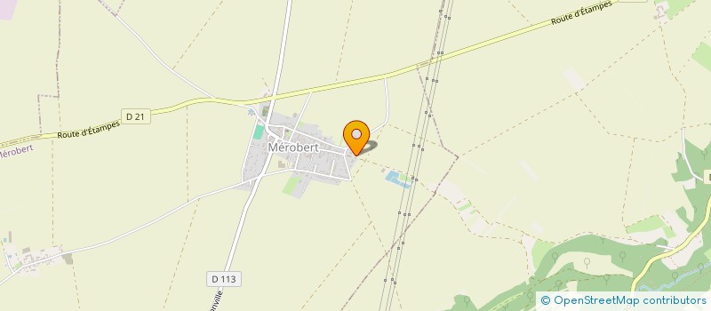 localisation de l'entreprise MONSIEUR STEPHANE CAILLET  MEROBERT