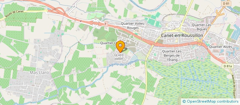 localisation de l'entreprise MONSIEUR STEPHANE CAILLIOT  CANET-EN-ROUSSILLON