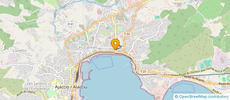 localisation de l'entreprise MONSIEUR STEPHANE CAITUCOLI à AJACCIO