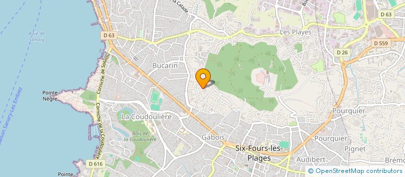 localisation de l'entreprise MONSIEUR STEPHANE CALABRESE à SIX-FOURS-LES-PLAGES