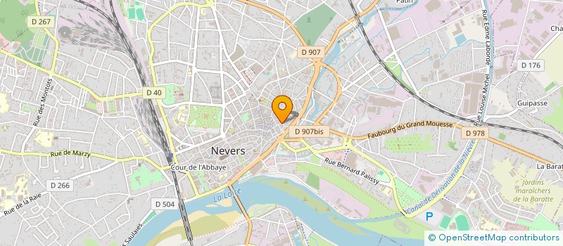 localisation de l'entreprise MONSIEUR STEPHANE CALLEWYN à NEVERS