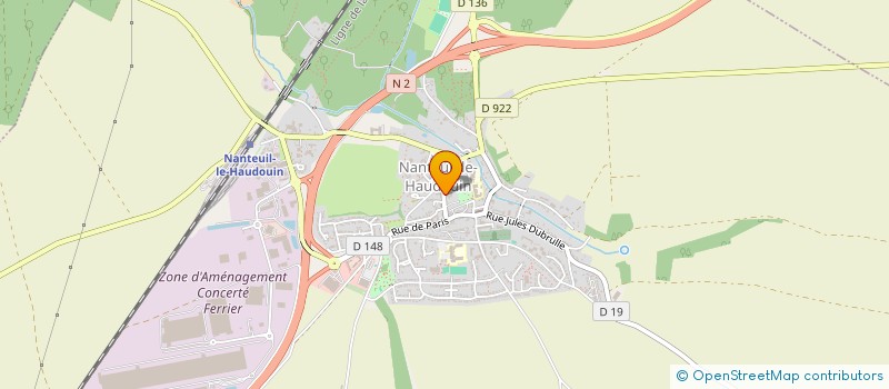 localisation de l'entreprise MONSIEUR STEPHANE CALLIES à NANTEUIL-LE-HAUDOUIN