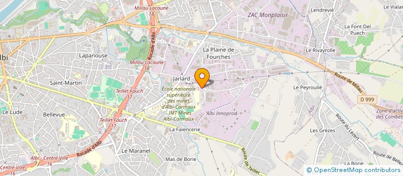 localisation de l'entreprise MONSIEUR STEPHANE CAMALET à ALBI
