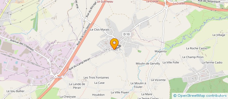 localisation de l'entreprise MONSIEUR STEPHANE CAMARD  PLEDRAN