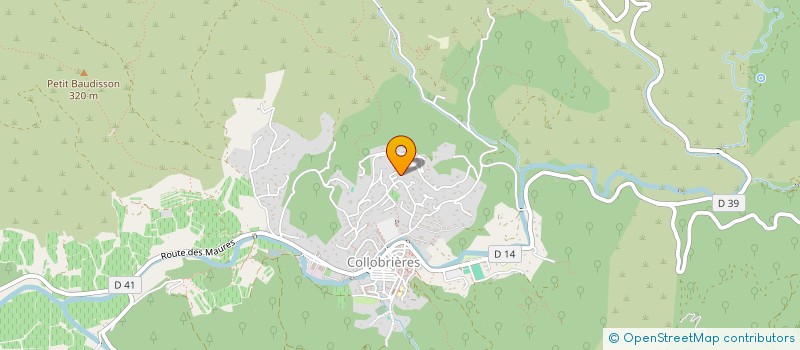 localisation de l'entreprise MONSIEUR STEPHANE CAMARET  COLLOBRIERES