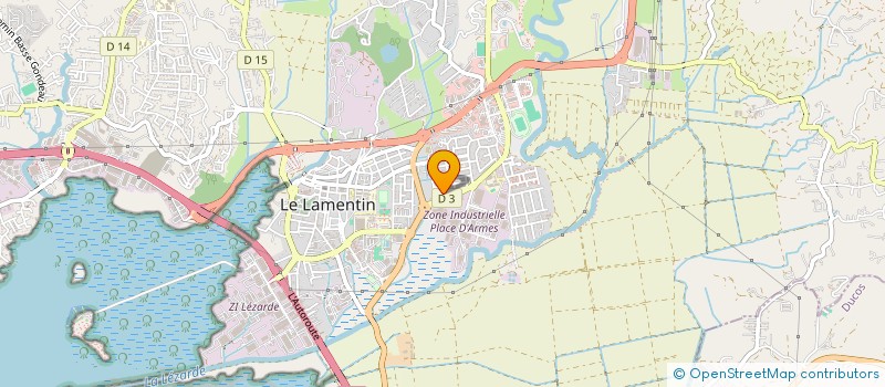 localisation de l'entreprise MONSIEUR STEPHANE CANATOUS à LE LAMENTIN