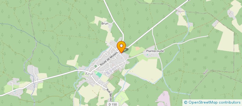 localisation de l'entreprise MONSIEUR STEPHANE CANDAU  AZUR