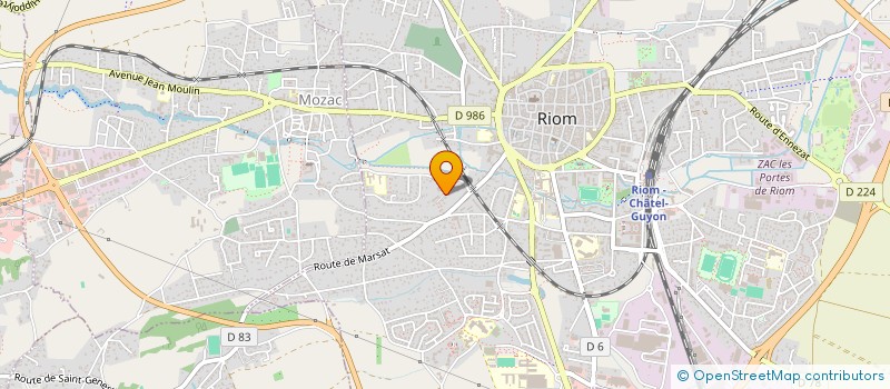 localisation de l'entreprise MONSIEUR STEPHANE CANO  RIOM