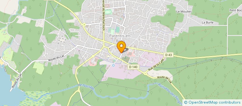 localisation de l'entreprise MONSIEUR STEPHANE CANONICA  PARENTIS EN BORN