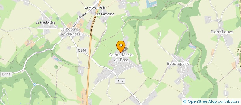 localisation de l'entreprise MONSIEUR STEPHANE CANU  SAINTE-MARIE-AU-BOSC