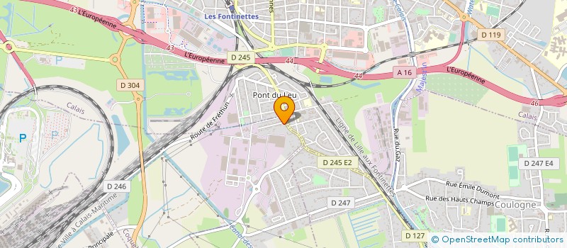 localisation de l'entreprise MONSIEUR STEPHANE CAPE  COQUELLES