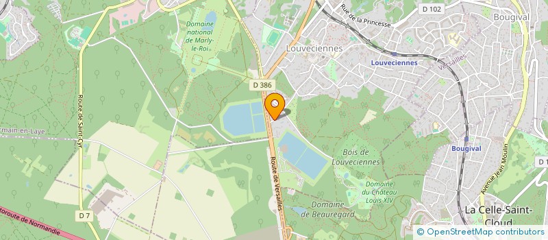 localisation de l'entreprise MONSIEUR STEPHANE CAPELLE  LOUVECIENNES