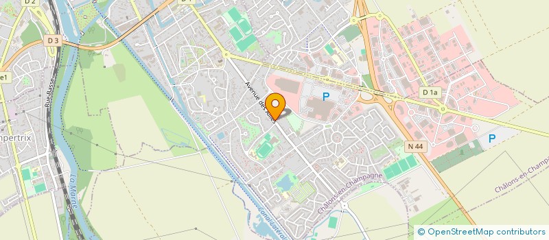 localisation de l'entreprise MONSIEUR STEPHANE CAPITAINE  CHALONS-EN-CHAMPAGNE