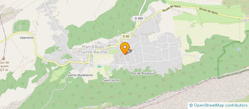 localisation de l'entreprise MONSIEUR STEPHANE CAPPAI  PLAN-D'AUPS-SAINTE-BAUME