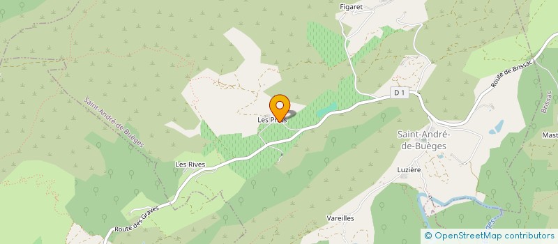 localisation de l'entreprise MONSIEUR STEPHANE CARBONNE  SAINT-ANDRE-DE-BUEGES