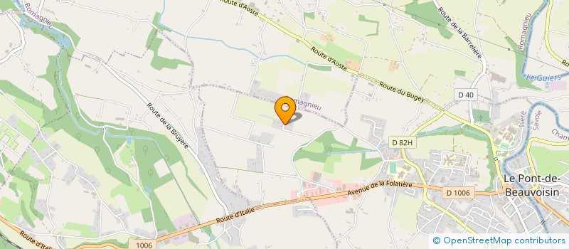 localisation de l'entreprise MONSIEUR STEPHANE CARENINI  DRUMETTAZ-CLARAFOND