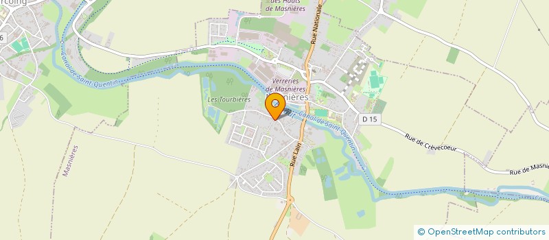 localisation de l'entreprise MONSIEUR STEPHANE CARETTE  MASNIERES