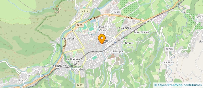 localisation de l'entreprise MONSIEUR STEPHANE CARGOL  PRADES