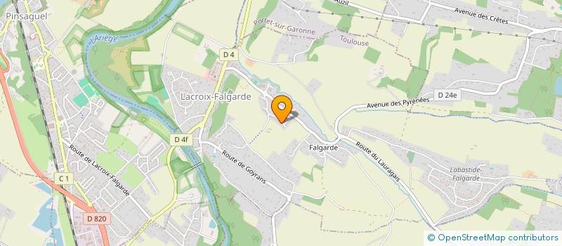 localisation de l'entreprise MONSIEUR STEPHANE CARILLO  LACROIX-FALGARDE