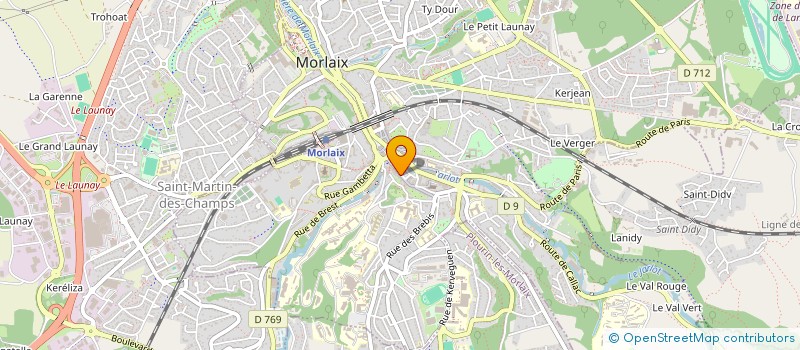 localisation de l'entreprise MONSIEUR STEPHANE CAROFF  MORLAIX