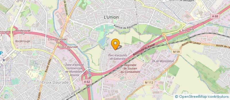 localisation de l'entreprise MONSIEUR STEPHANE CARRADE à TOULOUSE