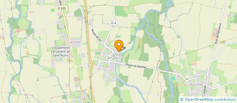 localisation de l'entreprise MONSIEUR STEPHANE CARRE  CAMALES