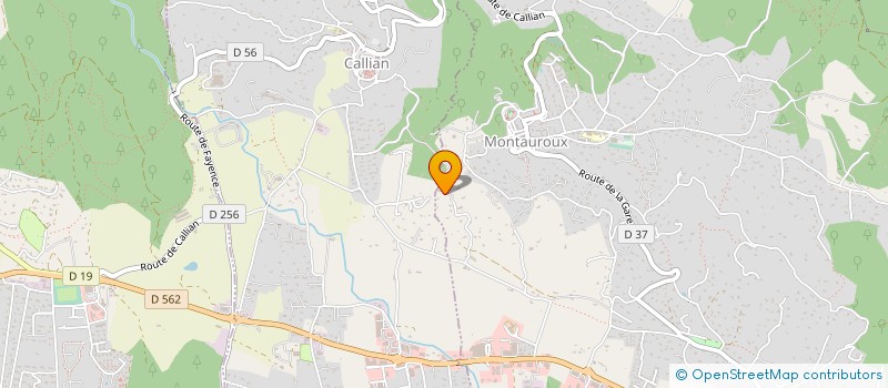 localisation de l'entreprise MONSIEUR STEPHANE CARRERE  MONTAUROUX