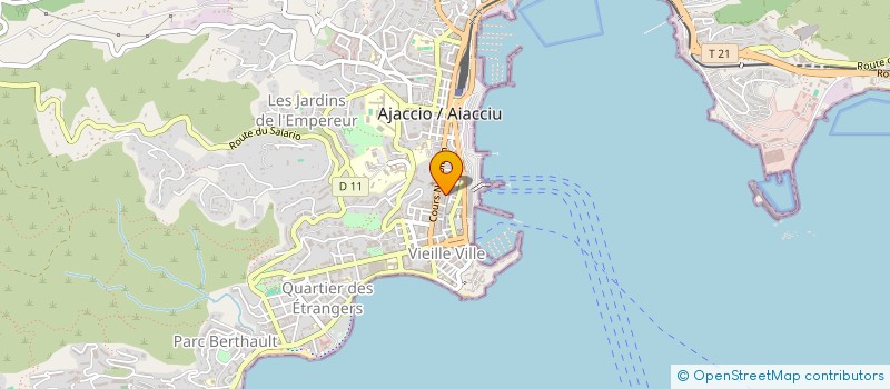localisation de l'entreprise MONSIEUR STEPHANE CARTA à AJACCIO