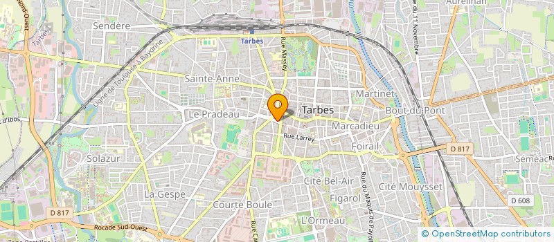 localisation de l'entreprise MONSIEUR STEPHANE CARTAU à TARBES