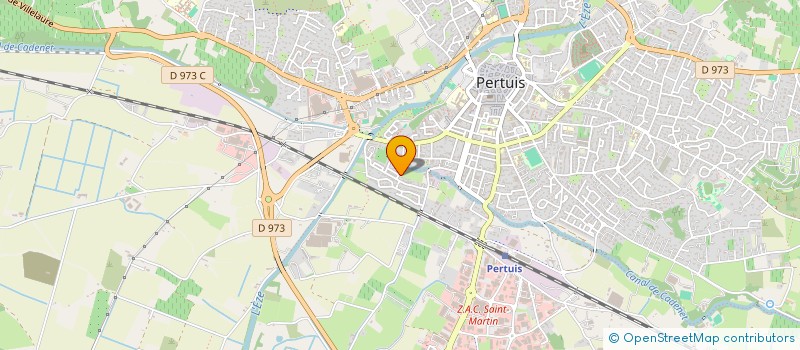 localisation de l'entreprise MONSIEUR STEPHANE CARTOUX  PERTUIS