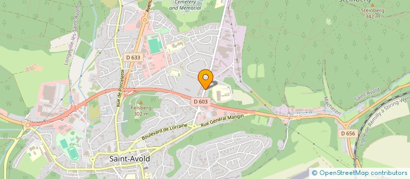 localisation de l'entreprise MONSIEUR STEPHANE CASANOVA  SAINT-AVOLD