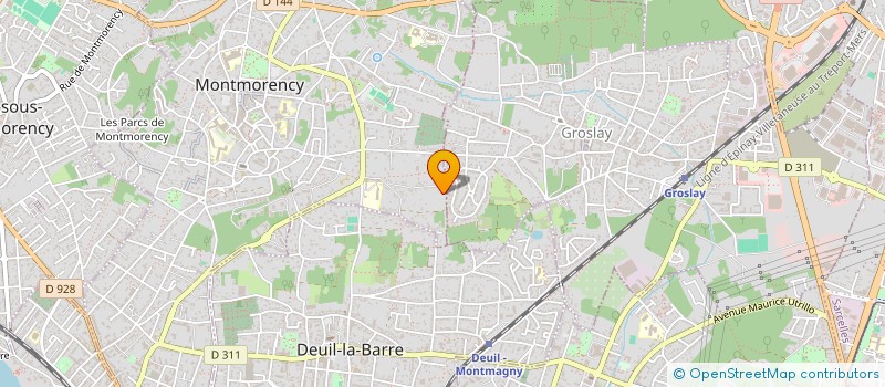 localisation de l'entreprise MONSIEUR STEPHANE CASANOVA  MONTMORENCY