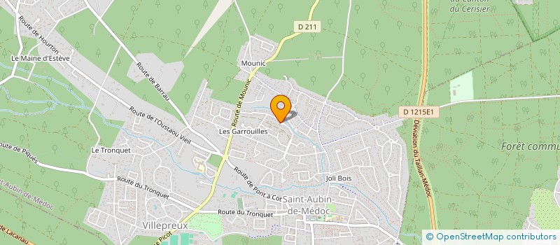 localisation de l'entreprise MONSIEUR STEPHANE CASARTELLI  SAINT-AUBIN-DE-MEDOC