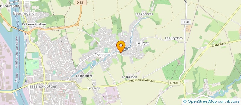 localisation de l'entreprise MONSIEUR STEPHANE CASELLES à FRANS