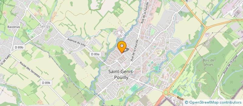 localisation de l'entreprise MONSIEUR STEPHANE CASENOVE à SAINT-GENIS-POUILLY