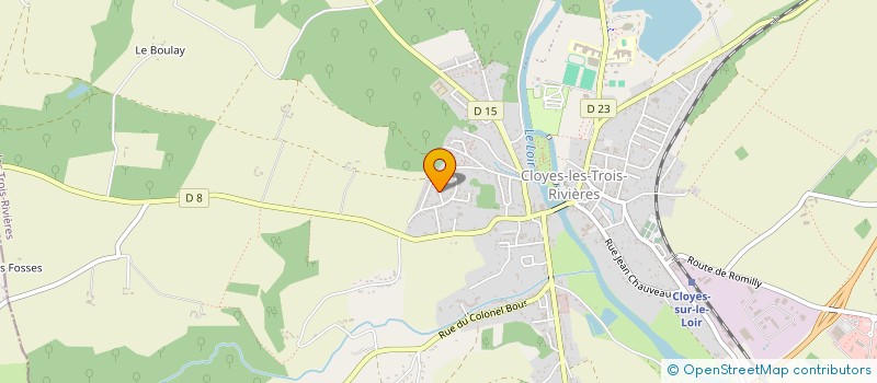 localisation de l'entreprise MONSIEUR STEPHANE CASORATI à CLOYES-LES-TROIS-RIVIERES